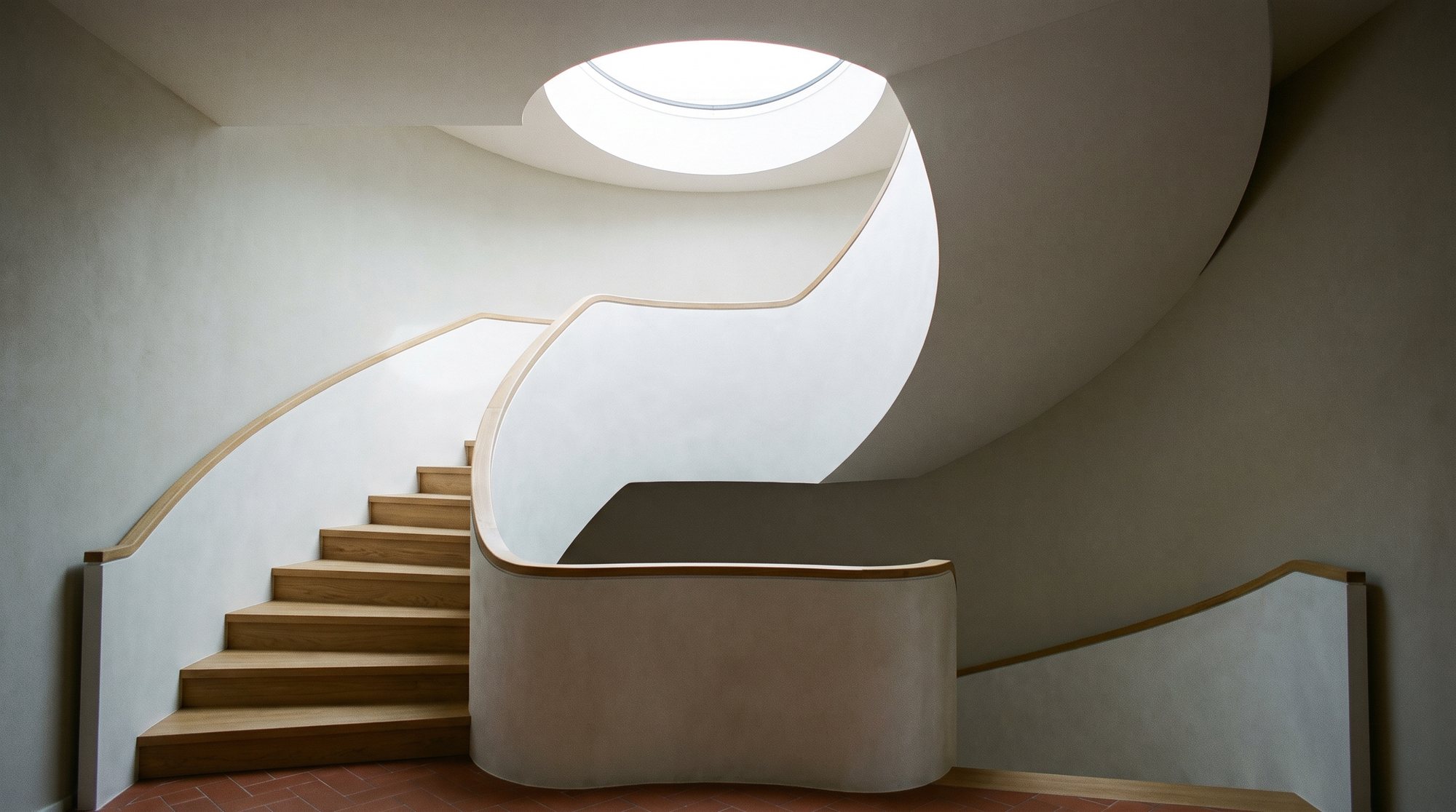Konzeptbild einer Wendeltreppe